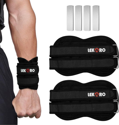 Adjustable Wrist Ankle Weights, Removable Arm & Leg Weight for Men & Women, F...